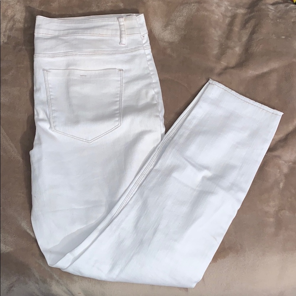White Jeans- Blue Asphalt Brand